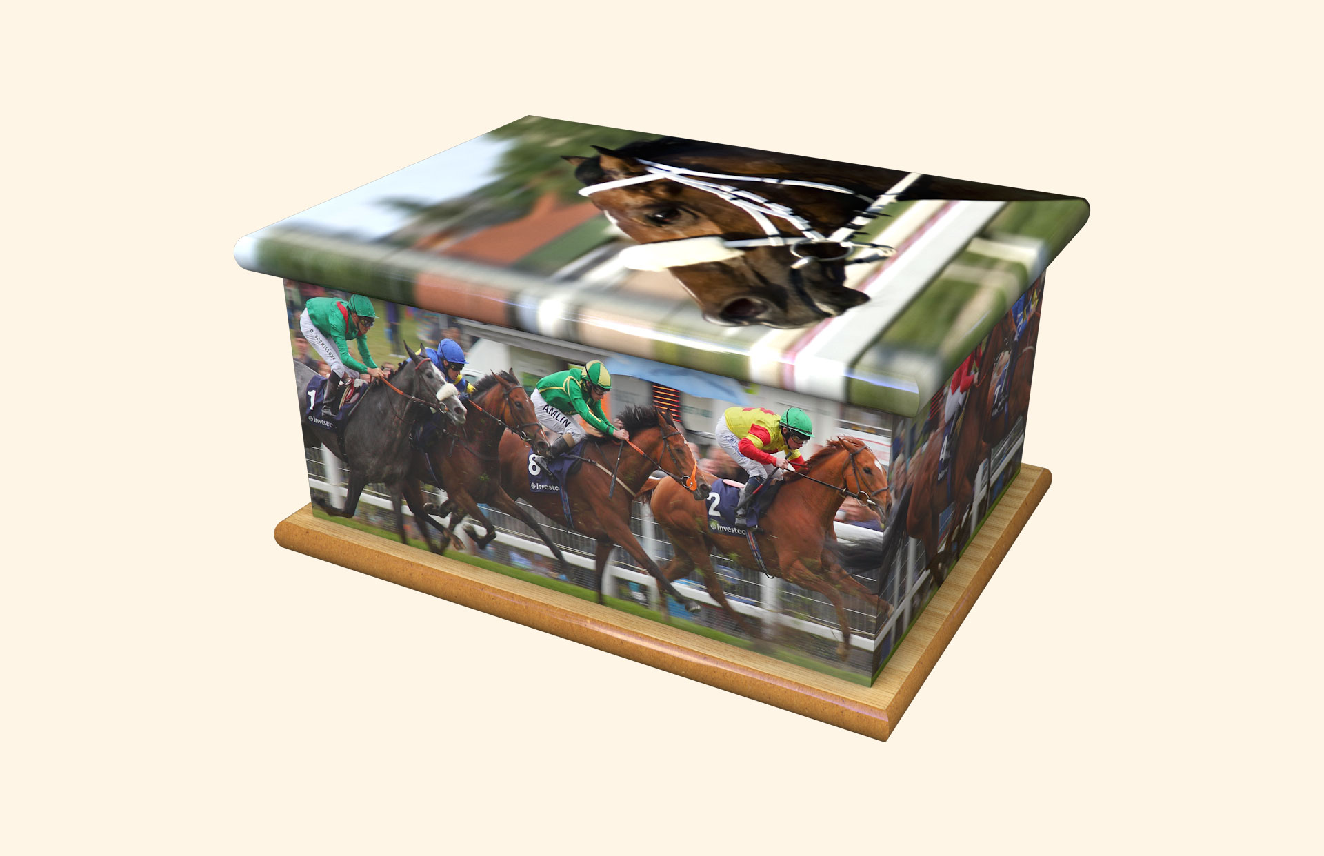 The Winner adult ashes casket